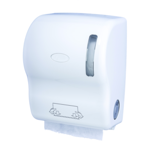 Distributeur pour bobine d’essuie-mains en rouleau