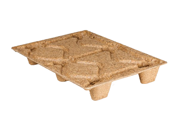 Palette bois moulée