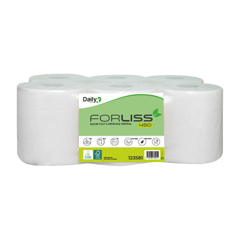 Essuie-mains à dévidage central